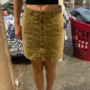 tan skirt